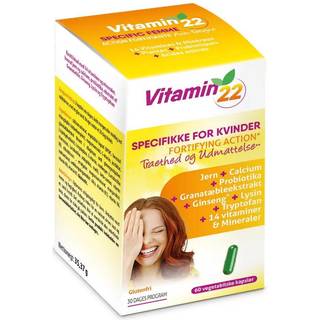 Vitamin22 Specielt Til Kvinder (60 kaps)