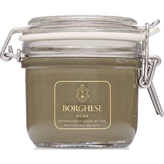 Borghese Advanced Fango Active Mud Mask For Face & Body - Exfoliating Face Mask Bentonit Clay Detox Face Mask Hyaluronic Acid Pore Minimizing Mas