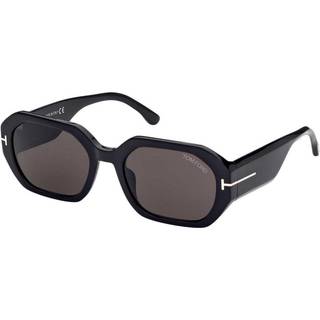 TOM FORD Kvinde FT0917 Veronique-02 01A Solbriller Acetat Sort Grå Firkantet Normal