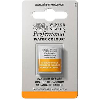 Winsor & Newton Professional akvarelfarve half pan Cadmium Orange 089