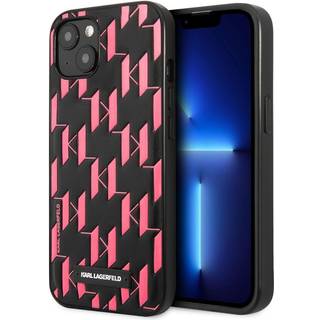 Karl Lagerfeld iPhone 13 mini hardcase pink Monogram Plade