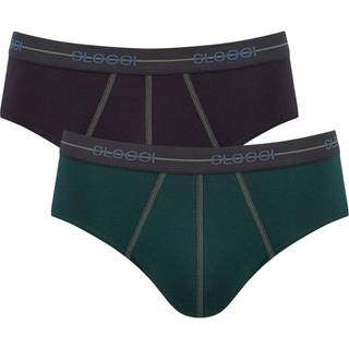 Sloggi 2-pak For Men Start Midi - Black/Blue - Large