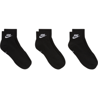 Nike Everyday Essential-ankelstrømper (3 par) - sort - 38-42