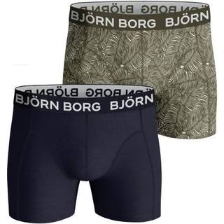 Björn Borg 2-pak Cotton Stretch Shorts 2112 - Green - Small
