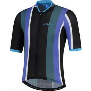 Rogelli Vintage Jersey - Sort/Blå/Grøn - Størrelse Medium