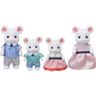 Calico critters marshmallow mus familie dukkehouse tal figurer samler legetøj 3 tommer