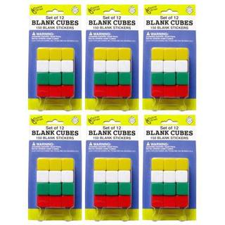 Koplow-spil KOP17586-6 blank die m/klistermærker 12-pc 6 pakker