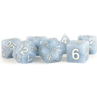 Rubber Glacial Debris Silicone Dice Set - Rollespilsterninger - Metallic Dice Games