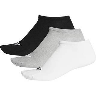 adidas Trefoil Liner Socks 3-Pack White/ Black/ Mgreyh 43-46 - Mgreyh - 43-46