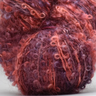 Mohair by Canard bouclé garn - flot flødefarve, 100 g