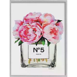 Stupell Industries glam Paris Vase med lyser?d peony v?gkunst 11 x 14 design af kunstner Amanda Greenwood