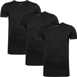 Tommy Hilfiger V-hals stræk t-shirt 3-pak - Sort - Str. M - Modish.dk
