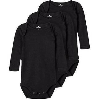 Name It Black Body Ensfarvede (3-pak)