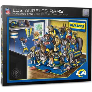 Youthefan NFL Los Angeles Rams Purebred fans 500 pc puslespil - en rigtig neglebiter