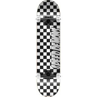 Speed Demons Checkers Komplet Skateboard (Sort/Hvid/Pink)