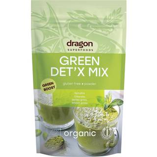 Plantepulver mix m. spirulina, chlorella, byg- og hvedegræs (På lager i varehus)