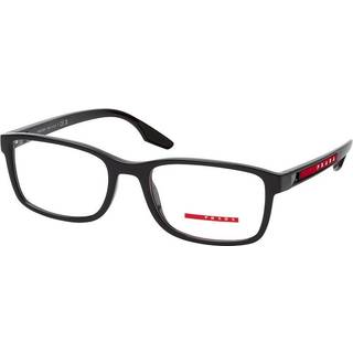 Prada Linea Rossa Mand PS 09OV 1AB1O1 Optiske stel Nylon Sort Transparent Pillow Normal