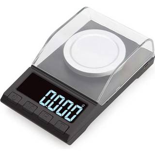 Digital vægt, fin skala, juvelervægt, præcisionsvægt, guldvægt 10g/0,001g