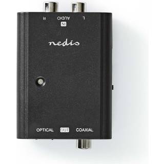 Nedis digital lydkonverter, envejs, 2x RCA han til S/PDIF (RCA) / TosLink
