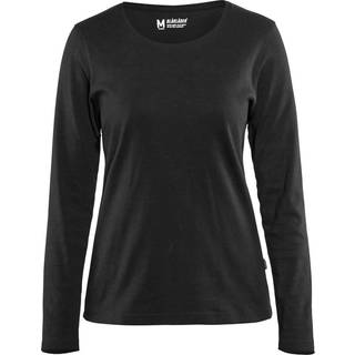 Blåkläder 3301 Dame T-shirt lang ærme / Dame T-shirt lang ærme - M - Sort