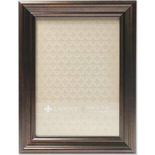 Lawrence rammer 535557 Bronze 5x7 Klassisk detaljeret olie gnidet billedramme