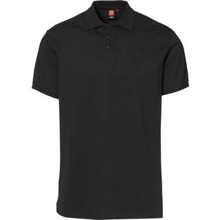 ID 0525 Poloshirt stretch Sort 4XL