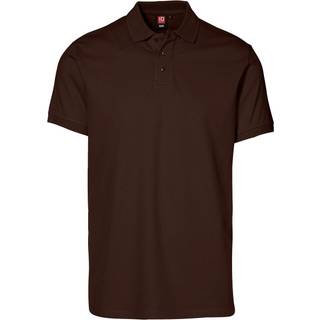 ID Piqué Polo Trøje Stretch Mocca