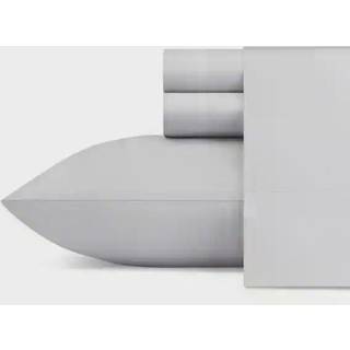 Nautica - Queen Sheet Set Cotton Percale Bedding Set Crisp & Cool Lightweight & Breathable (Sailing Grey Queen)