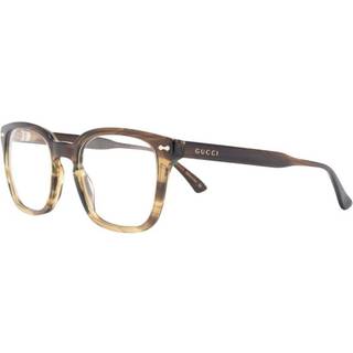 Gucci GG0184O 010 50 Briller Mænd Tortoiseshell - Shiny Kaki Havana - 50mm