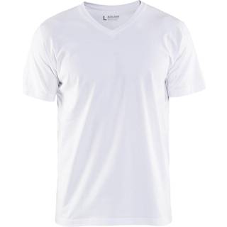 Blåkläder 3360 T-shirt V-udskæring / T-shirt V-udskæring - XS - Hvid
