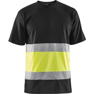 Blåkläder 3387 High Vis T-shirt / High Vis T-shirt - 4XL - Marineblå/High Vis Orange