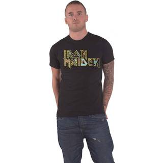 Iron Maiden - Iron Maiden Unisex T-Shirt: Eddie Logo (Black)