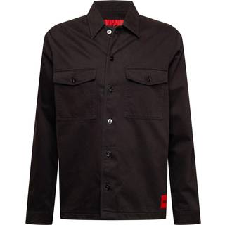 HUGO Herren Overshirt schwarz