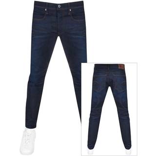 3301 Regular Tapered Jeans - Dark blue - Men