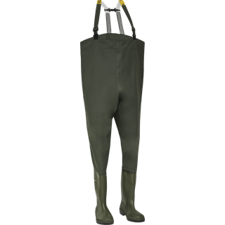 Waders m/korte støvler brede 170000B olive str. 45