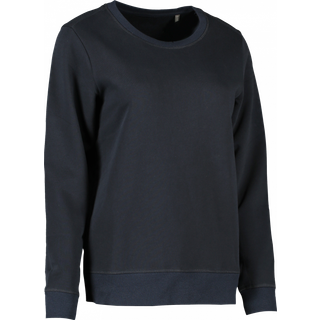 ID Økologisk Sweatshirt Core O-Neck Dame Navy