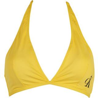 Calvin Klein Halter Neck bikini top, gul, Størrelse: XS, Dame