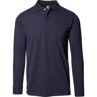 ID PRO Wear Langærmet Polo Trøje Navy