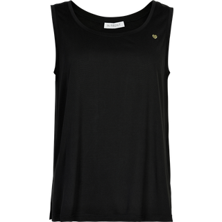 IN FRONT Nina Top, Farve: Black, Størrelse: XL, Dame