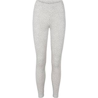 Basic Apparel Elba Leggings Hvid m Sorte Prikker-S