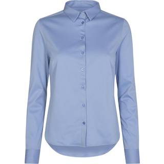 Mos Mosh Tina Jersey Shirt Skjorter 131660 Bel Air Blue (S)