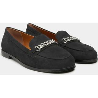 Lts Tan Brown Chain Loafers In Standard Fit Standard > 9 Lts | Tall Women's Loafers - Standard 9