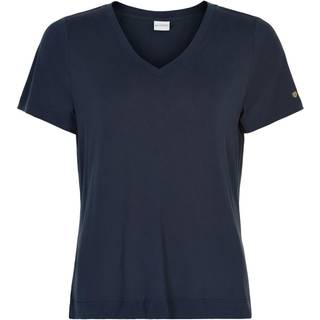 In Front Nina T-Shirt V-Neck Toppe & T-Shirts 14919 Navy (MEDIUM)