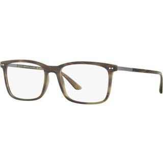 Giorgio Armani AR7122 5587 56 Briller Mænd Grøn - Matte Striped Olive Green - 56mm