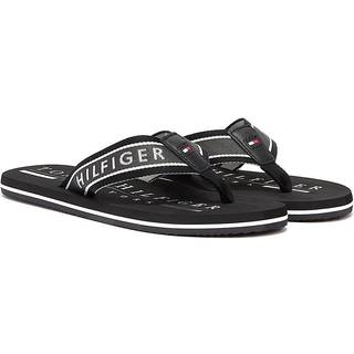 Polo Ralph Lauren Herren Zehensandalen schwarz Gummi