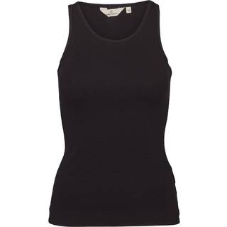 Ludmilla Tank - Black XS - 96% Cotton (Organic), 4% Elastane - Toppe