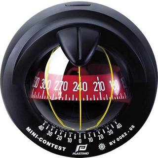 Bådkompas Plastimo Mini-Contest, Ø81 mm, skotmonteret, sort