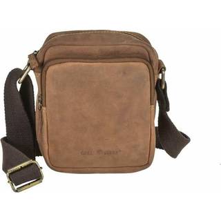 Umhängetasche Leder 16x19cm Vintage 1611 | Greenburry.de