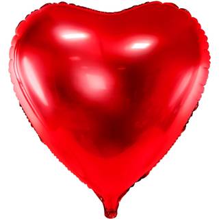 Rød hjerte 28,5" folieballon