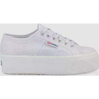 Superga Superga White Canvas 2790 Flatform Trainers